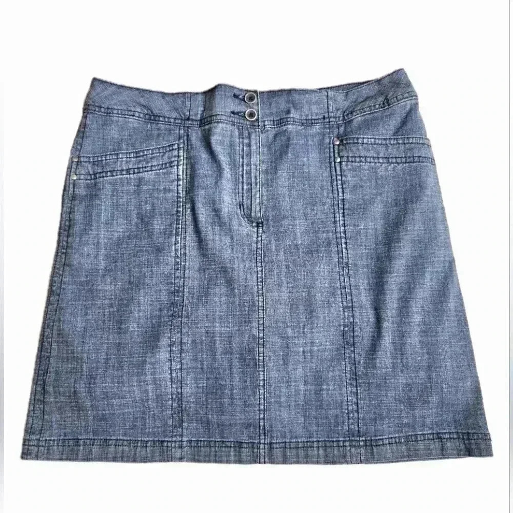 Karen Scott Women's Denim Skort